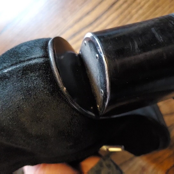 Alexander Wang Gabi cut out black suede bootie boots size 36 - Picture 4 of 8